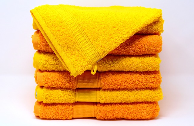 žlté froté uteráky